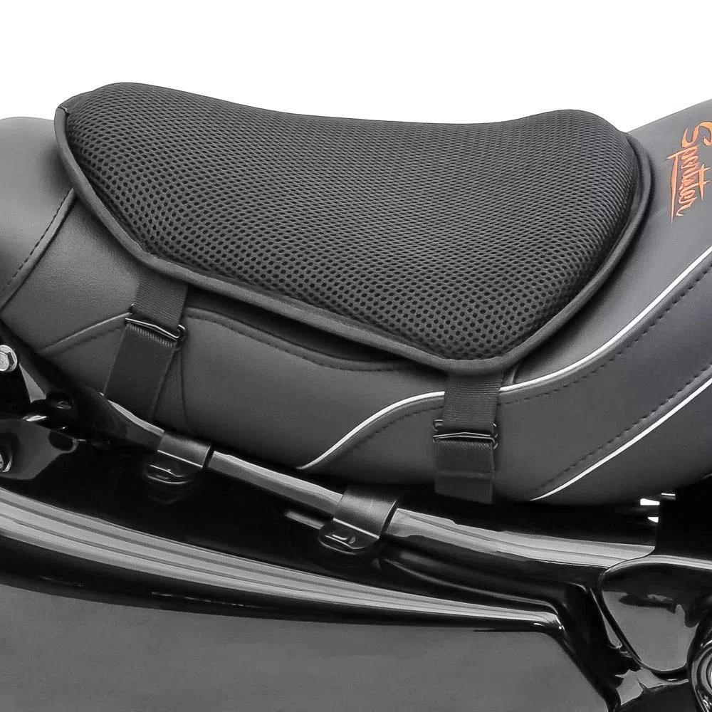 Gel Sitzkissen M Kompatibel mit Ducati Scrambler / 1100 / Special schwarz