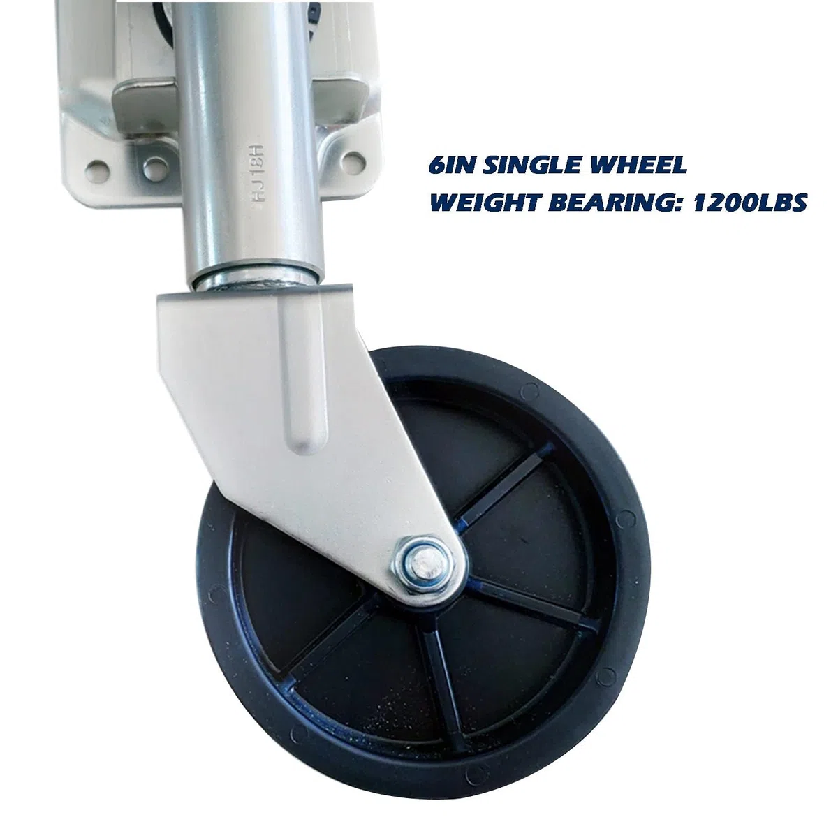 Stützfuß Anhänger Abstellstützen - Anhänger Stützrad, Schwenkbare Anhängerräder, Klappbares Stützrad Mit 15cm Rad, 550kg Traglasthalterung, Teleskopreichweite 26cm, Für Anhänger, Wohnwagen