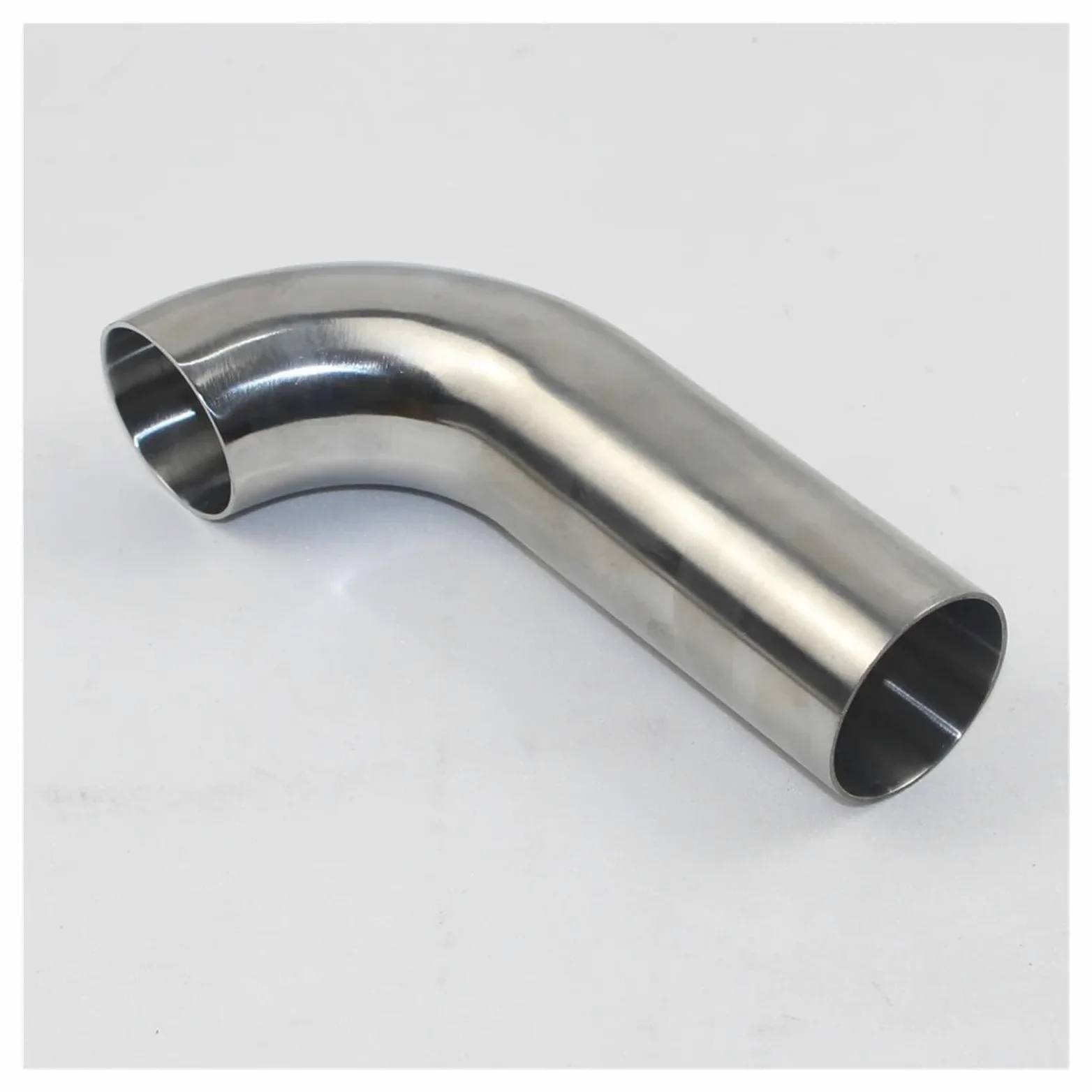 Abgasschlauch Rohrverschraubungen, Sanitärarmaturen, 90 Grad, Einseitige Verlängerung, 50 Mm, Schweißverbindung, Edelstahl 304 Abgasrohrleitungen(108mm x2mm)