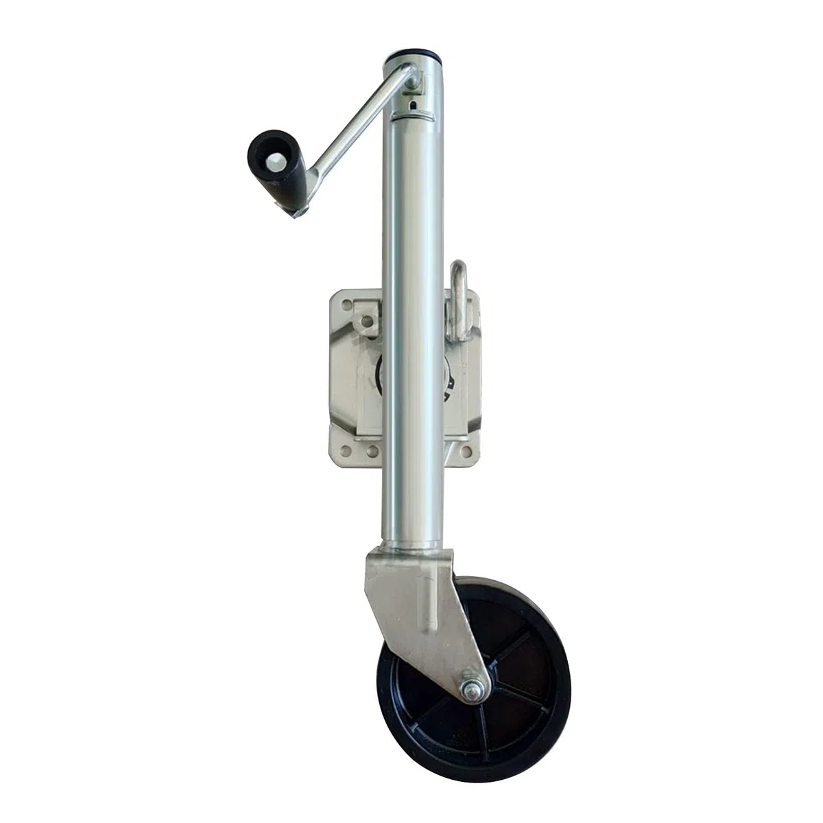 Stützfuß Anhänger Abstellstützen - Anhänger Stützrad, Schwenkbare Anhängerräder, Klappbares Stützrad Mit 15cm Rad, 550kg Traglasthalterung, Teleskopreichweite 26cm, Für Anhänger, Wohnwagen