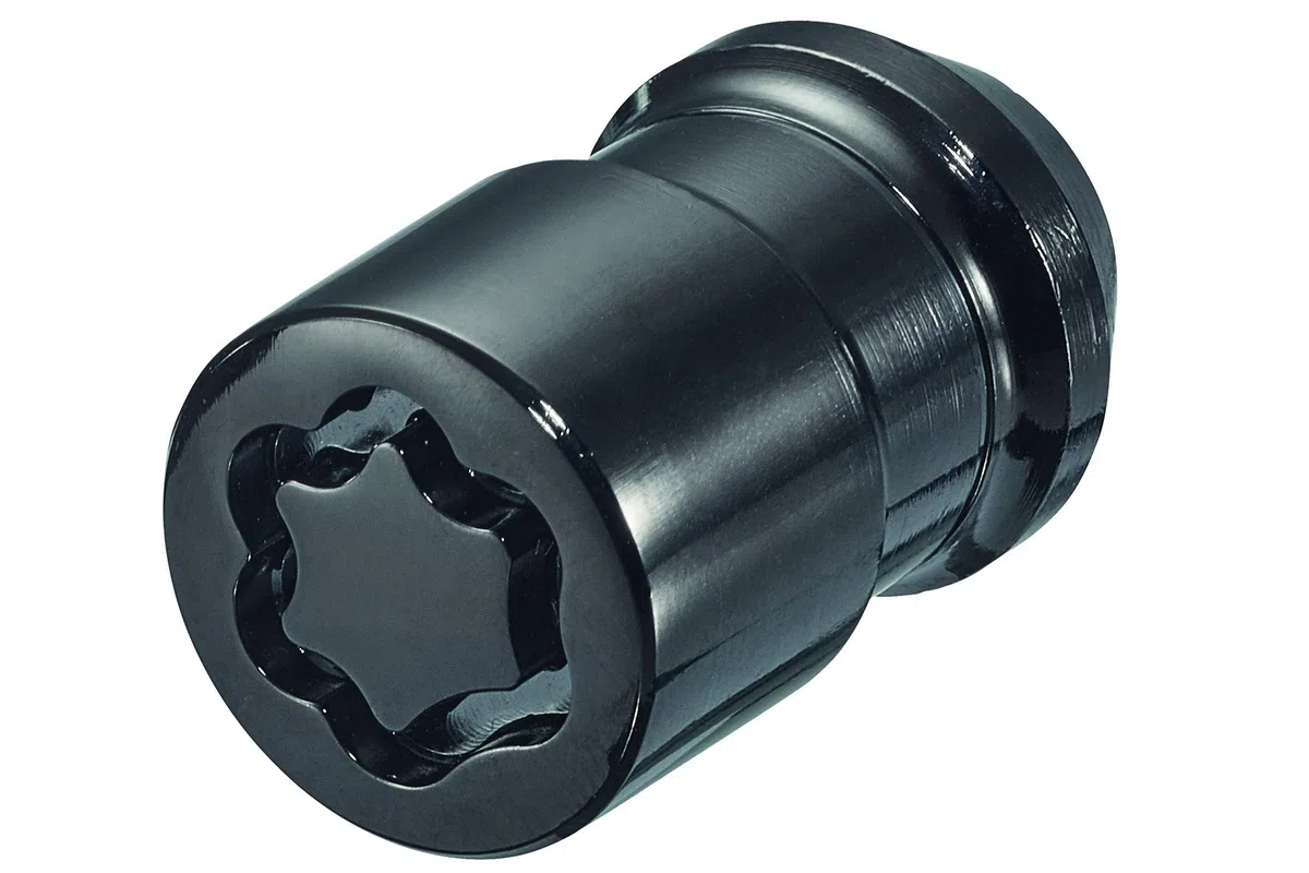 84557SUB Wheel Installation kit in Schwarz "Black Finish" (beinhaltet 16 Radmuttern in Schwarz, 4 Radsicherungen SUB und 1 Schlüssel) M12x1.5, Kegelsitz, Gesamtlänge 36,8 mm, SW19