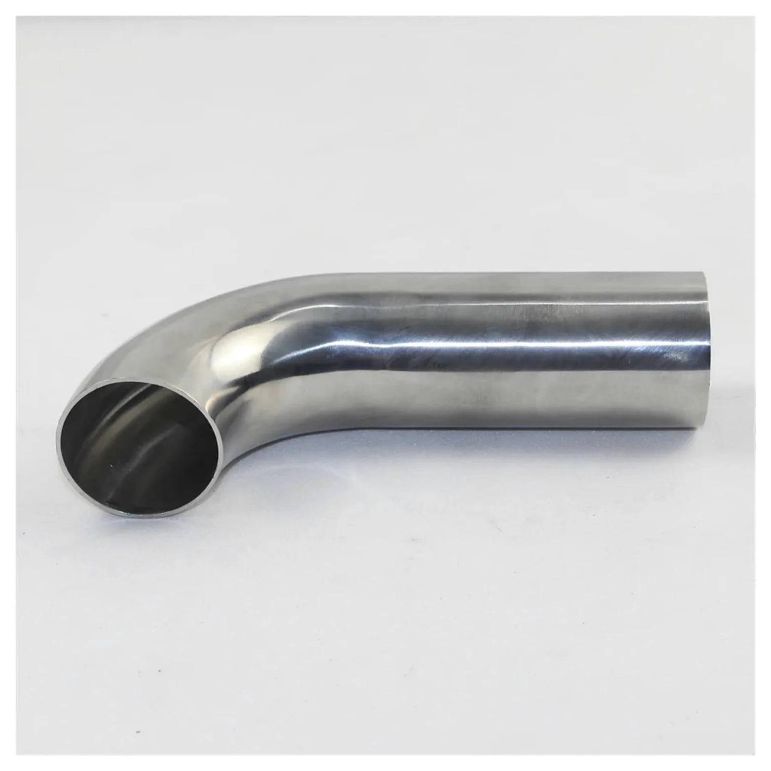 Abgasschlauch Rohrverschraubungen, Sanitärarmaturen, 90 Grad, Einseitige Verlängerung, 50 Mm, Schweißverbindung, Edelstahl 304 Abgasrohrleitungen(108mm x2mm)