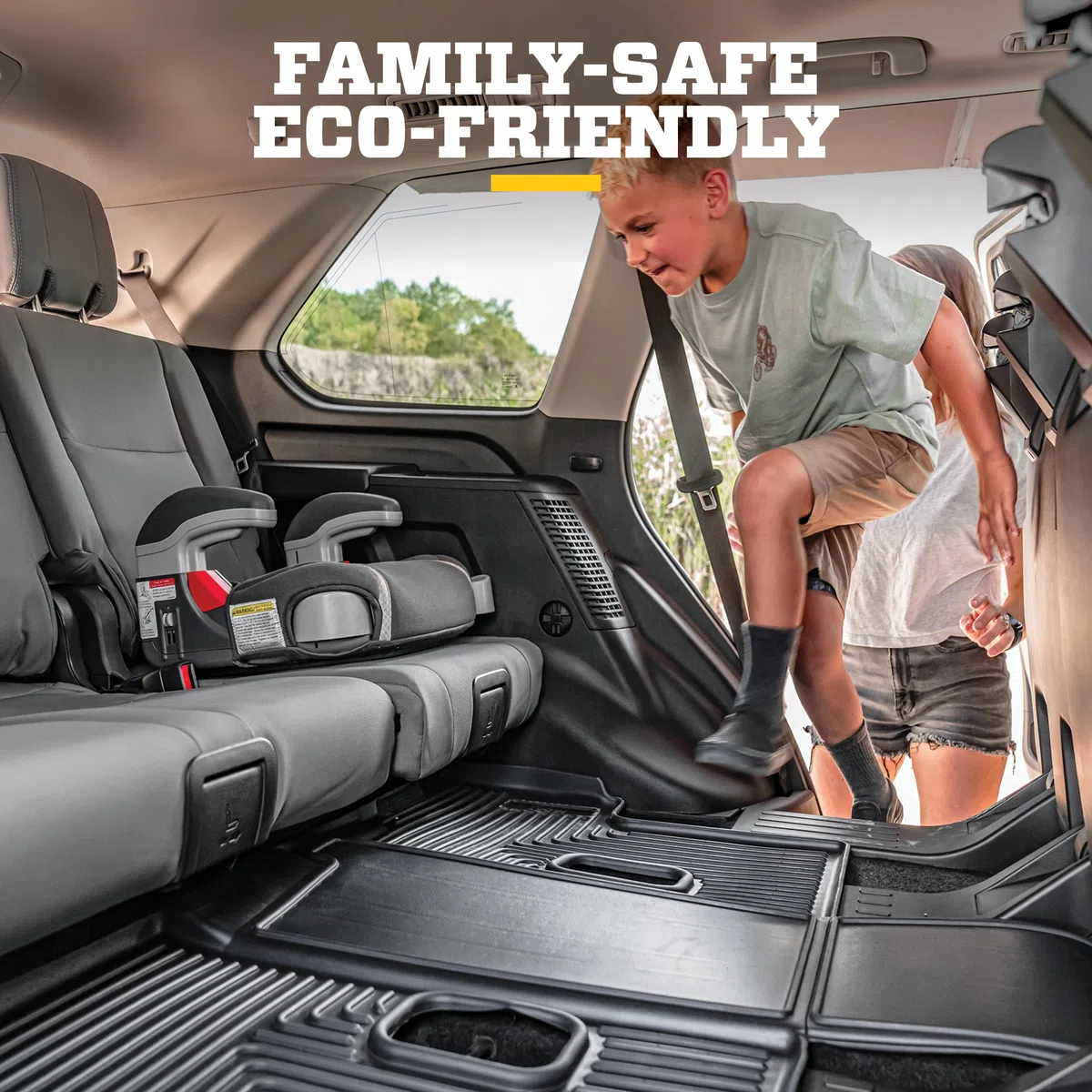 Husky Liners Weatherbeater 13941 Toyota Tacoma Double Cab, 2005–2015 Toyota Tacoma Access Cab, 2005–2014 Toyota Tacoma Standard Cab, Vorderreihe Auskleidung, Schwarz