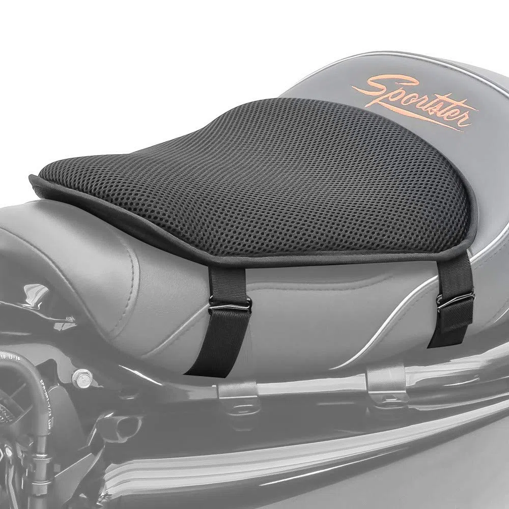 Gel Sitzkissen M Kompatibel mit Kawasaki Zephyr 1100/750 / 550 schwarz