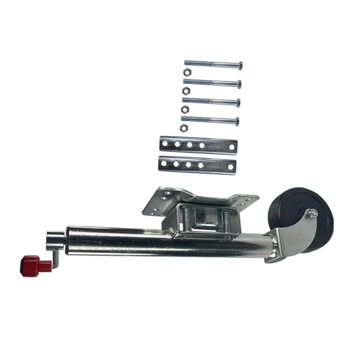 Anhänger Stützrad - Robuster Boots Hänger Stützrad, Teleskopstützradm, Anhänger-Stützrad, Robuste Drehstütze, 15 cm Anhänger-Wagenheberrad, 540 Kg Tragkraft, Für Anhänger, Wohnwagen