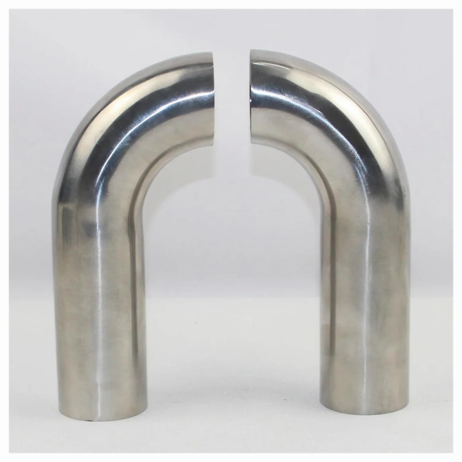 Abgasschlauch Rohrverschraubungen, Sanitärarmaturen, 90 Grad, Einseitige Verlängerung, 50 Mm, Schweißverbindung, Edelstahl 304 Abgasrohrleitungen(108mm x2mm)