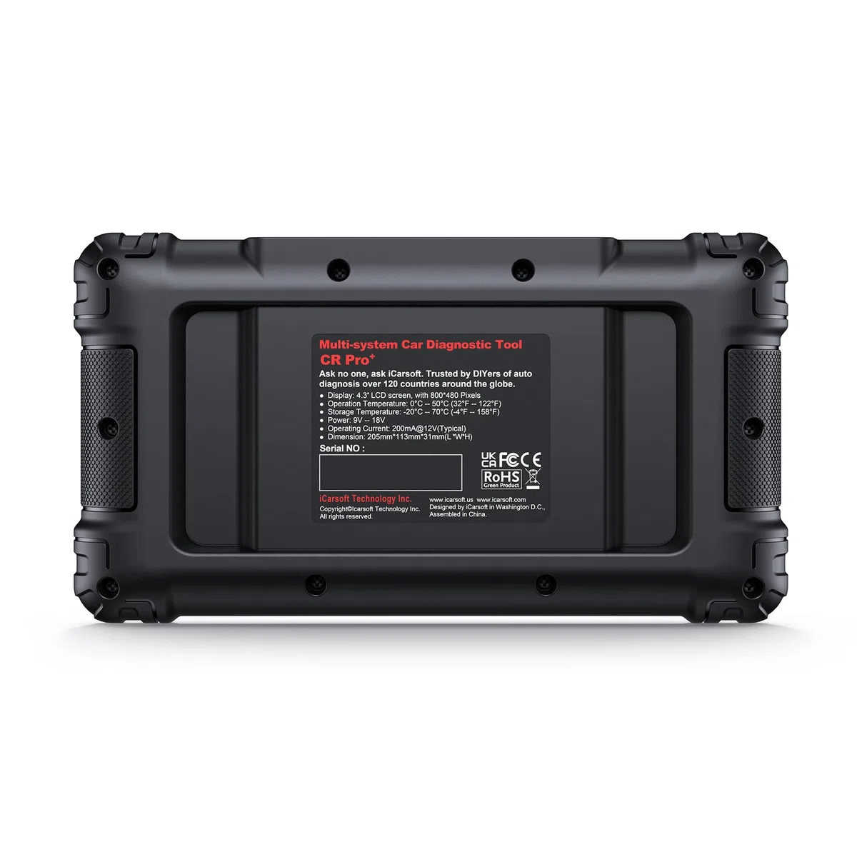 iCarsoft CR Pro+ | Outil Diagnostic Automobile Multimarques OBD2 | Vorlesung et effacements Codes défauts | Reset FAP | Codage Injecteurs | Purge ABS et autres fonctions