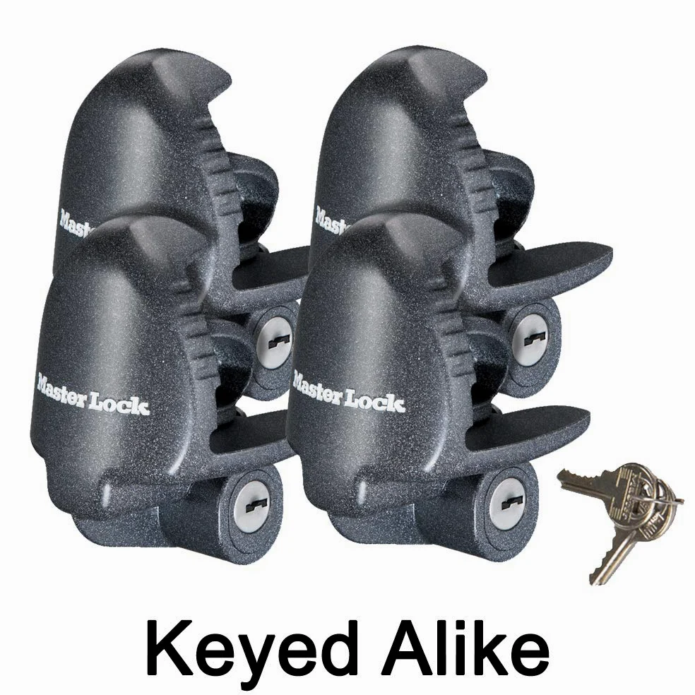 Master Lock 379ATPY Universal-Anhängerkupplungsschloss, 4 Pack