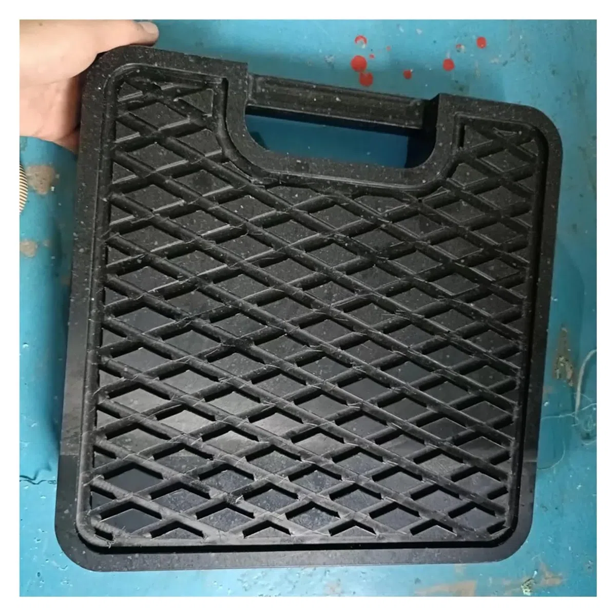 Hochleistungs-Kranstützplatten – 20x22 Zoll große Stabilisierungsmatten für Hubarbeitsbühnen und Wohnmobil-Arbeitsbühnen, Nivellierblöcke zur Verhinderung des Einsinkens der Stützen, robuste